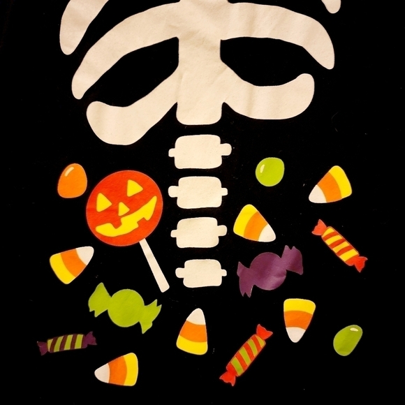 Way to Celebrate Women's Glow in the Dark Halloween Long Sleeve T-Shirt L XL EUC - Picture 3 of 8